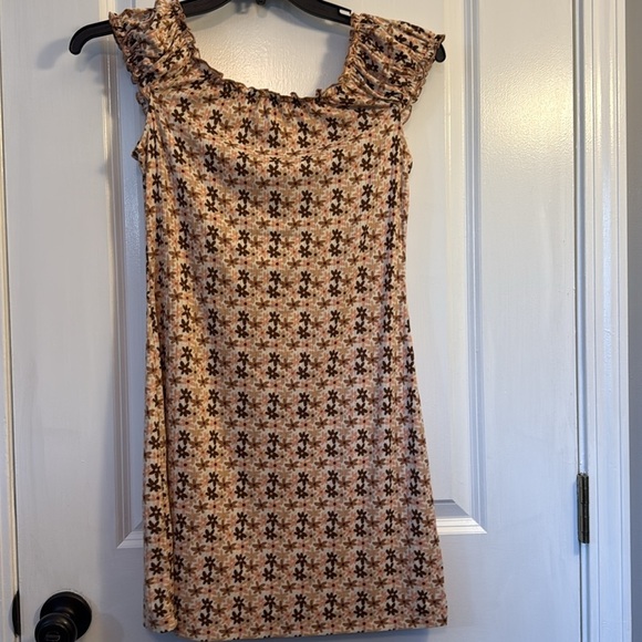Lily Bleu Brown and Black Sleeveless Scoop Neck Sundress - Picture 5 of 5